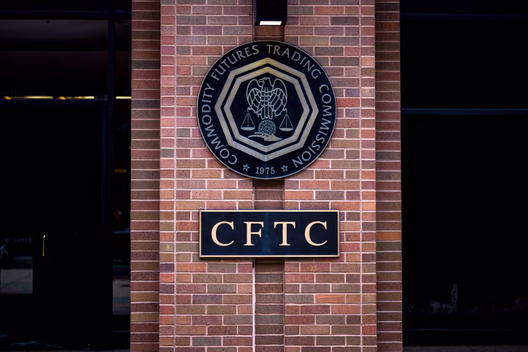 The Commodity Futures Trading Commission logo.