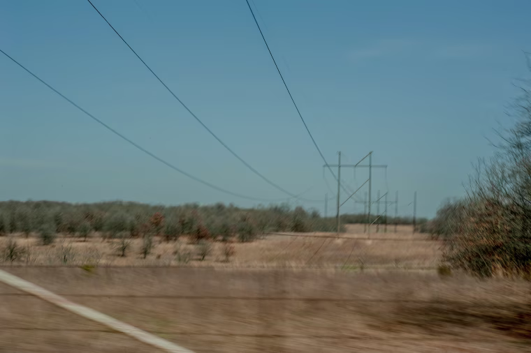 Land where the proposed data center is to be built.