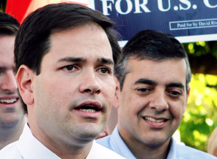 Marco Rubio, left, and David Rivera