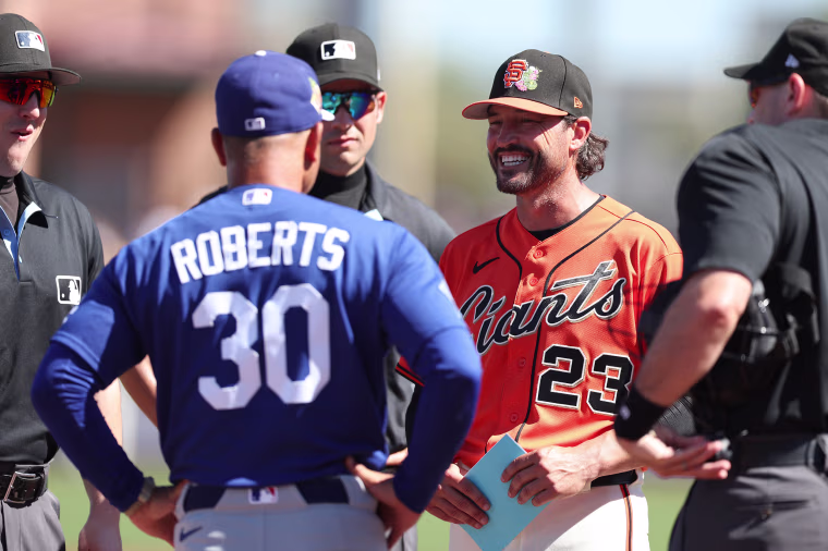 Image: Los Angeles Dodgers v San Francisco Giants