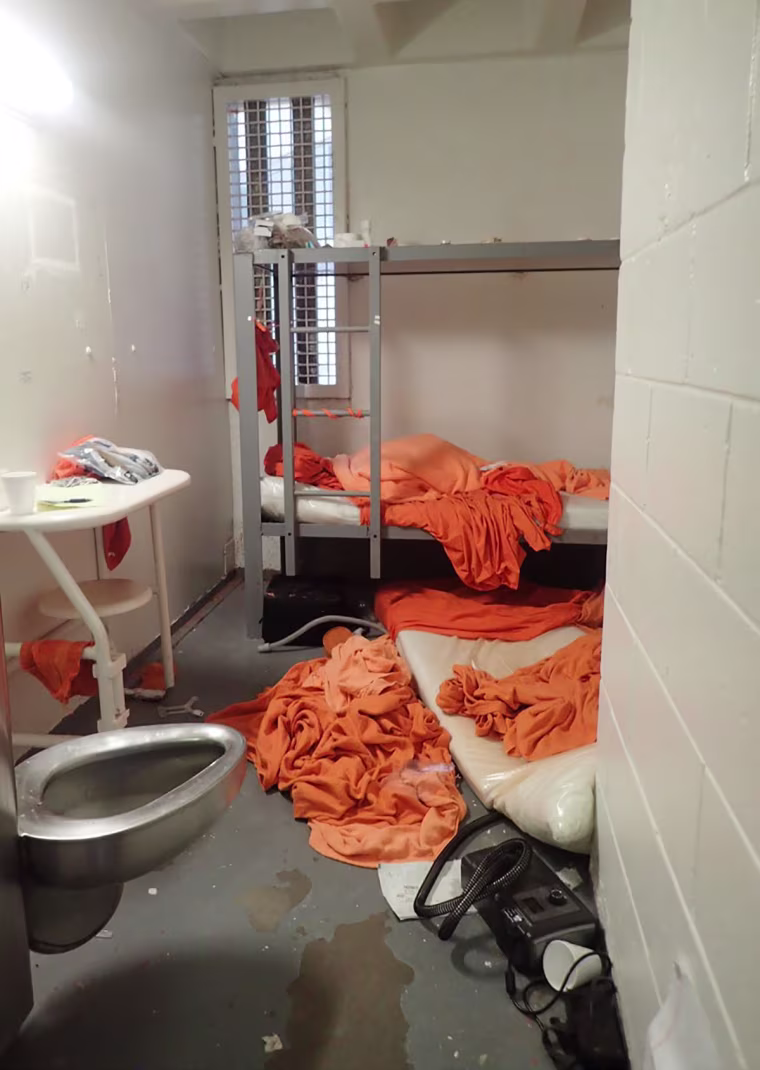 Epstein's cell was strewn with extra linens and clothing, some tied into nooses, when he was found unresponsive.