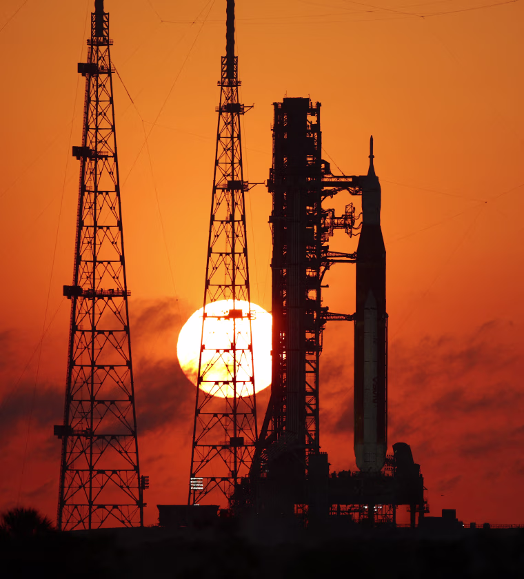 NASA on March 19 began returning its towering SLS rocket and Orion spacecraft to its Florida launch pad ahead of a planned flyby of the Moon, after completing necessary repairs. The next launch window opens on April 1.