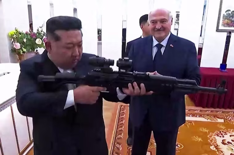 Image: TOPSHOT-NKOREA-BELARUS-DIPLOMACY