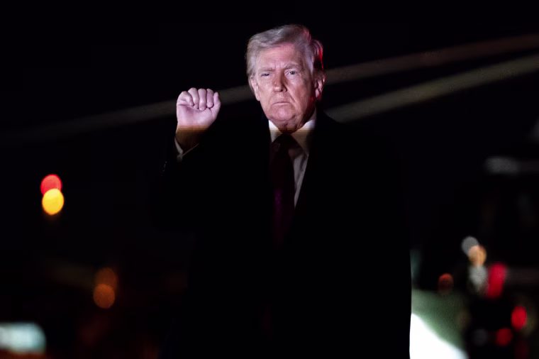 Image: President Trump Returns To The White House From Florida