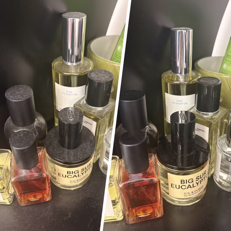 I used this duster on my perfume collection and it trapped the dust well without disrupting or moving the bottles.