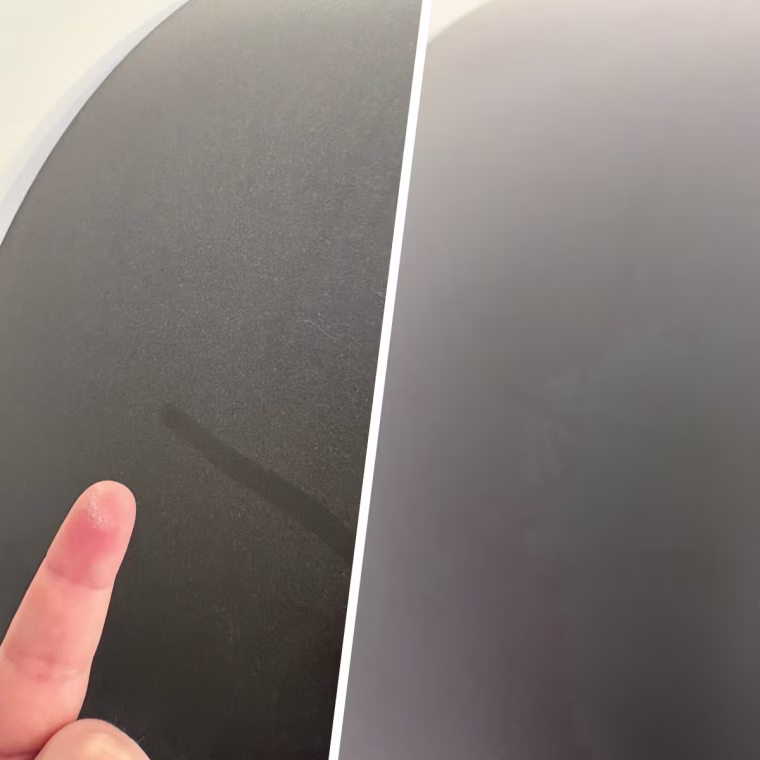 I used this duster on a shelf I had that gets a ton of dust. In one swipe, it was able to get rid of every last particle.