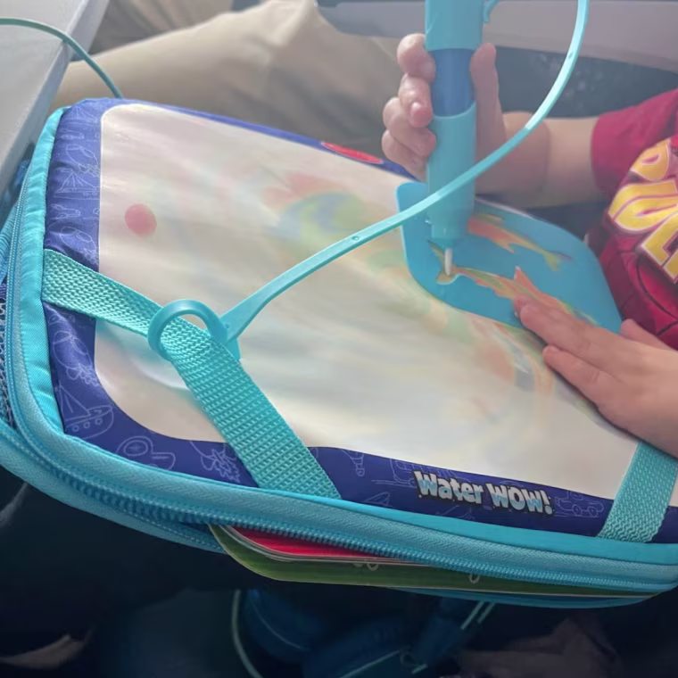 The Water Wow provided easy entertainment and was lightweight enough to carry in my carry-on