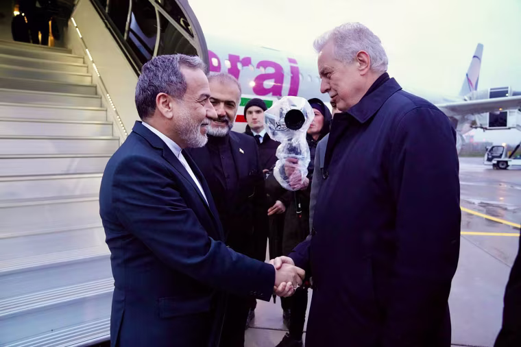 Iranian Foreign Minister Araghchi in Russia