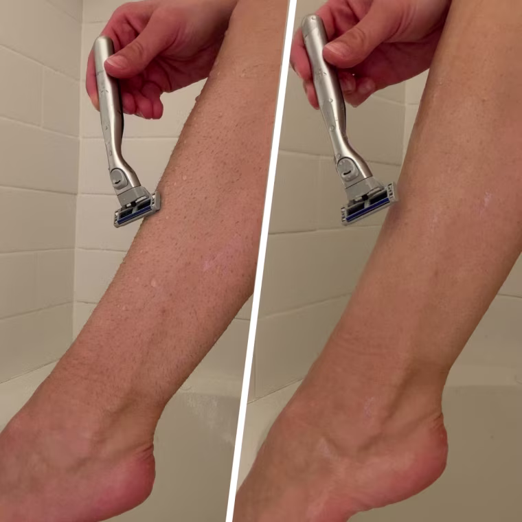 The Harry's razor left my skin so smooth with just one pass.