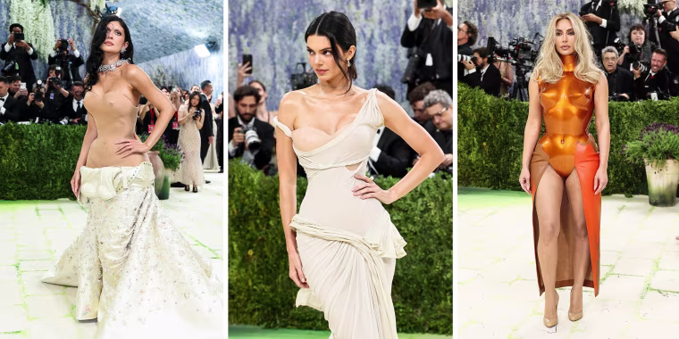 Kylie Jenner, Kendall Jenner, and Kim Kardashian bring scupted looks.