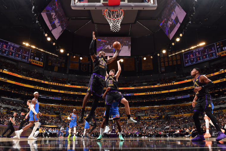Oklahoma City Thunder v Los Angeles Lakers - Game Four