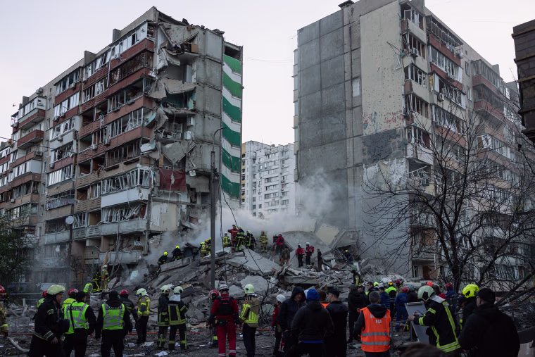 Air Strikes In Kyiv
