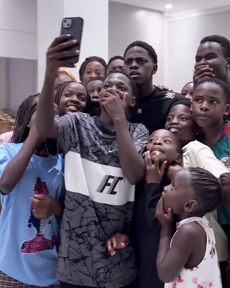 The Ghetto Kids dance group reacts to a video message from Shakira.