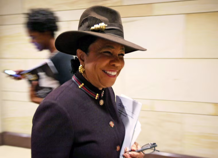 Rep.-elect Frederica Wilson arrives for a new member orientation on Nov. 15, 2010 on Capitol Hill.
