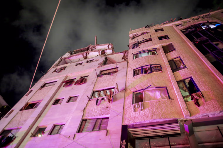 Gaza-Rimal-District-Rocked-Strikes