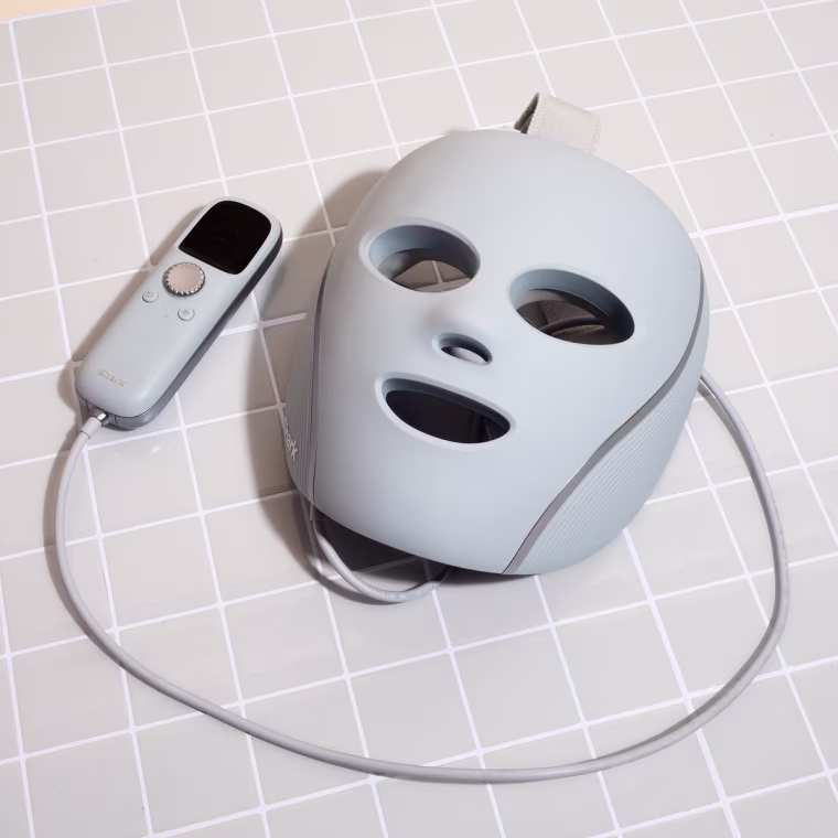 Shark Beauty's LED mask helps lessen fine lines, acne and redness with its red- and blue-light treatments.