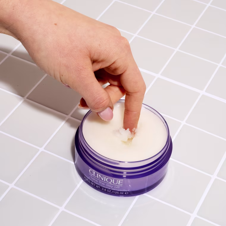 This cleansing balm melts easily and can take off tricky-to-remove makeup products, according to Morris.