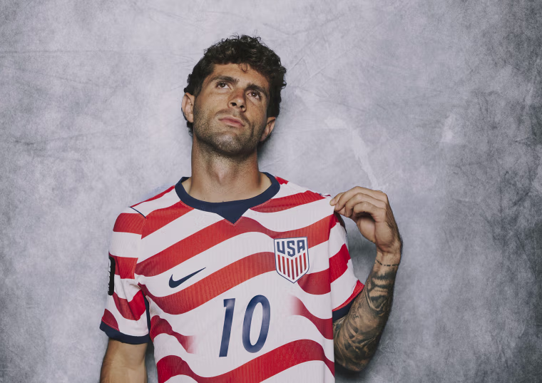 Christian Pulisic of the United oses for a portrait during the official FIFA World Cup 2026 portrait session on June 8, 2026 in Laguna Niguel, Calif.