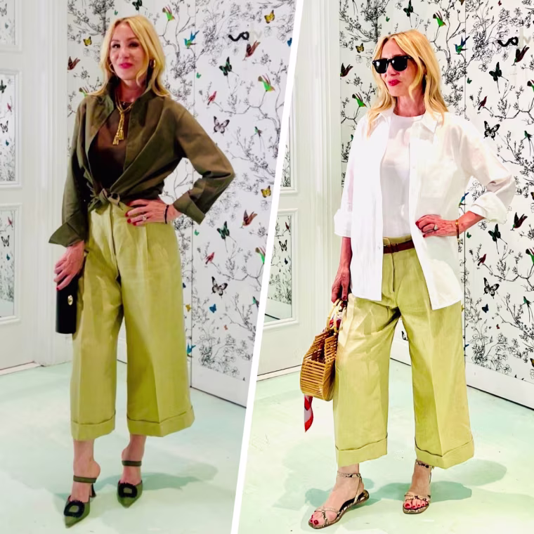 Shop TODAY contributor Chassie Post owns the Zeagoo Button Down Long Sleeve Collared Top in two colors.