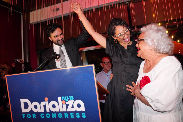 Zohran Mamdani,Darializa Avila Chevalier,Carmen Rojas