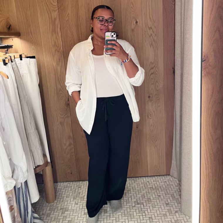 Our editor said the AirPlush Cotton Sail Pants were incredibly soft.