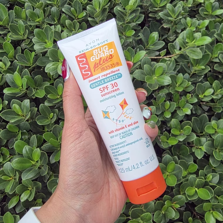 This insect repellent also contains SPF.