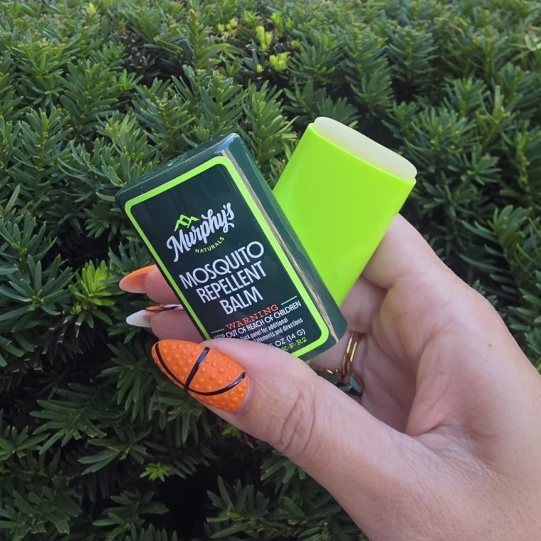 This balm can easily be slipped in any bag.