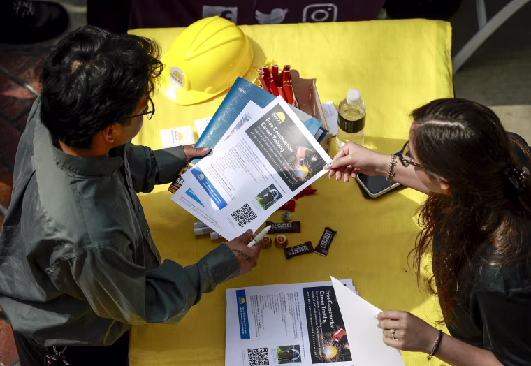 Thousands Look For Employment At Job Fair In Los Angeles