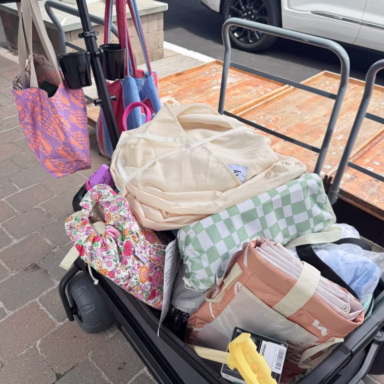 We overpacked the first two times