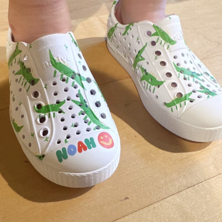 Customize your Native Jefferson shoes with Dekko Stickers.