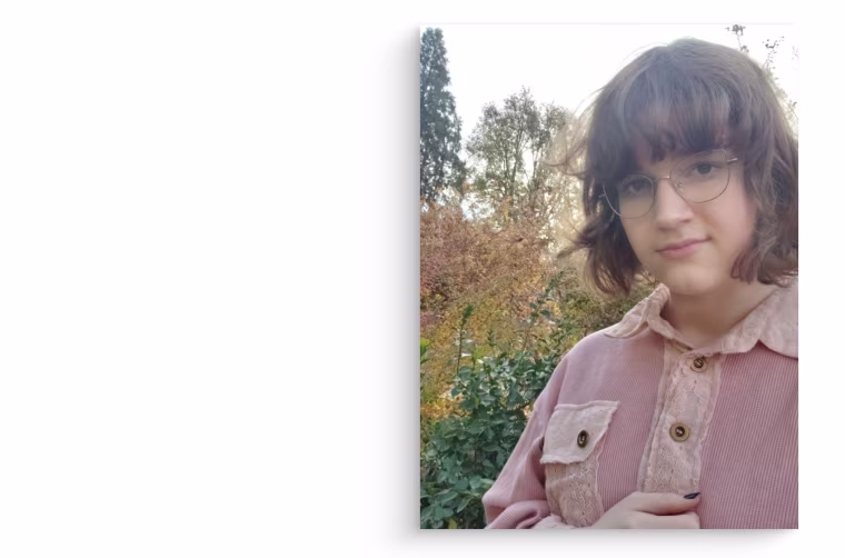 May Pollard after beginning her transition as a teenager.