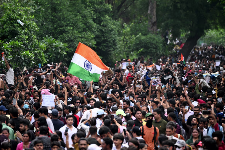 INDIA-POLITICS-EDUCATION-PROTEST