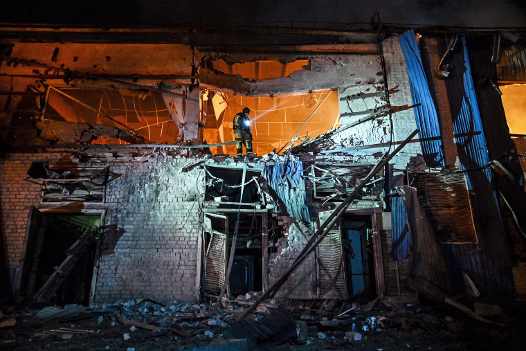 Russian army attacks Zaporizhzhia with drones