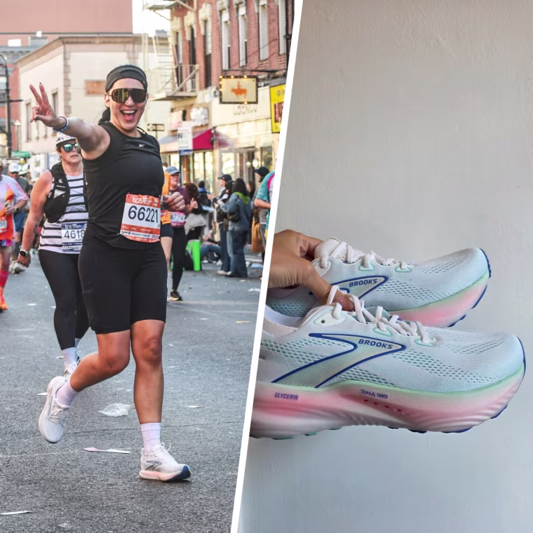 Jannely Espinal used the Brooks Glycerin 22 for training and races.