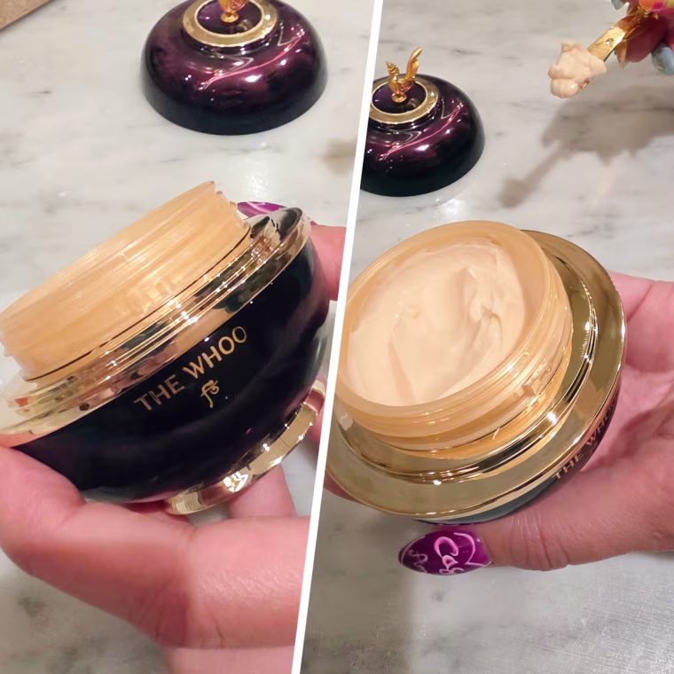 Jannely Espinal uses The Whoo Imperial Youth Cream when she needs extra hydration.