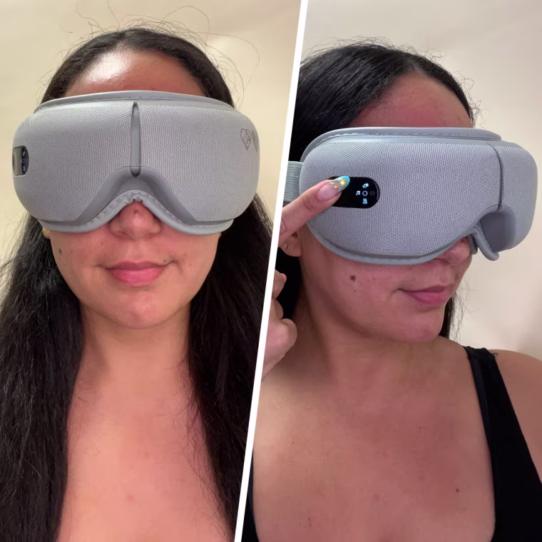 Jannely Espinal likes wearing this device when experiencing eye strain.