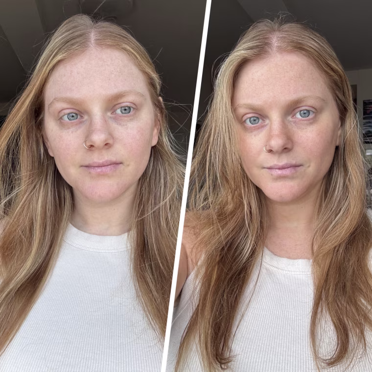 Before (left) and after (right)