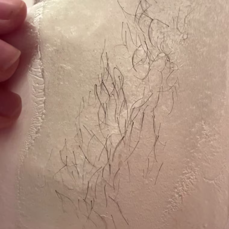 The amount of hair Sliick's wax strips can remove in one go - impressive!
