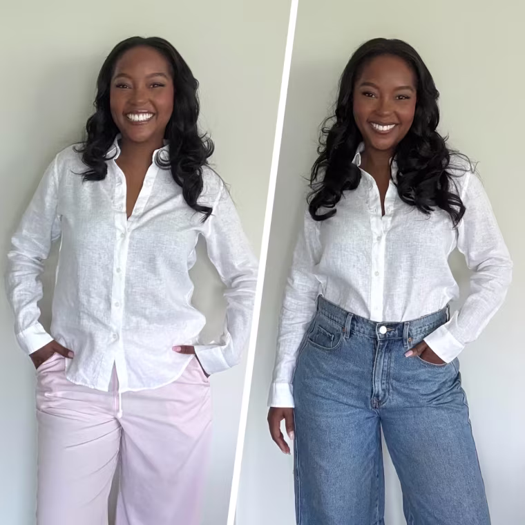 Ndlovu in the Uniqlo Women's Premium Linen Shirt