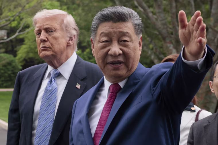 China's President Xi Jinping and U.S. President Donald Trump.
