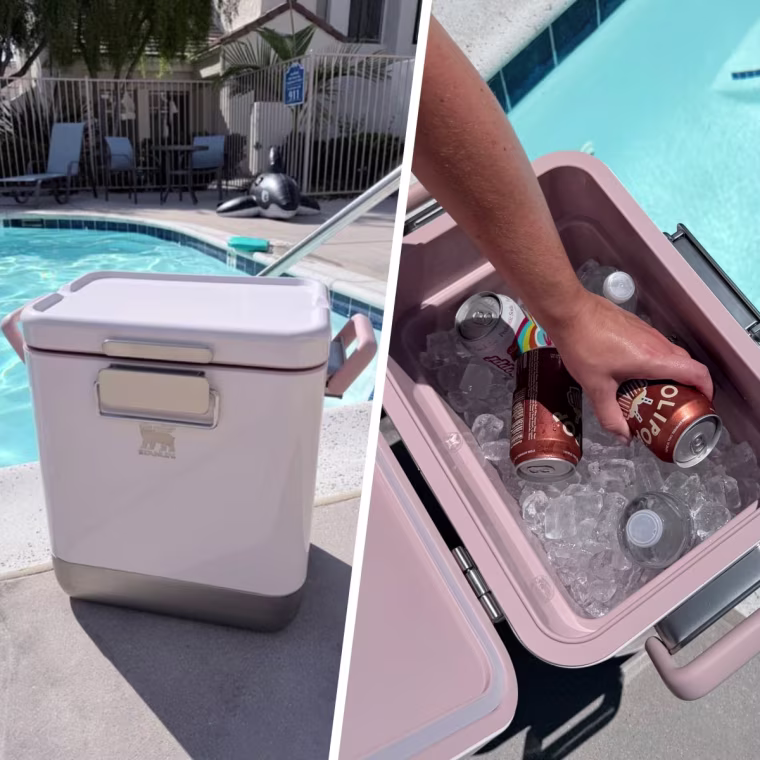 The Stanley Lifted Spirits Cooler is the perfect poolside companion for entertaining.
