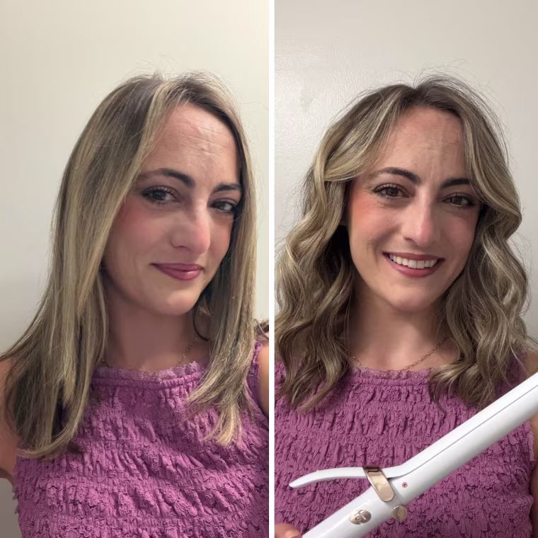 Audience development writer Danielle Murphy using the T3 Singlepass Curl Tool.