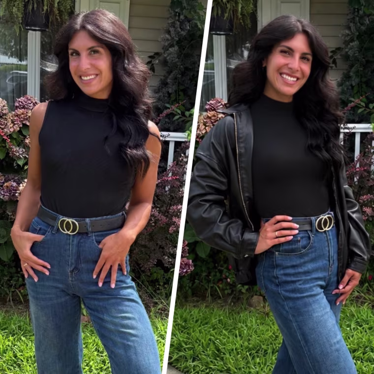 Associate producer Alexa Arent wears the Zeagoo Mock Turtleneck Tank Top.