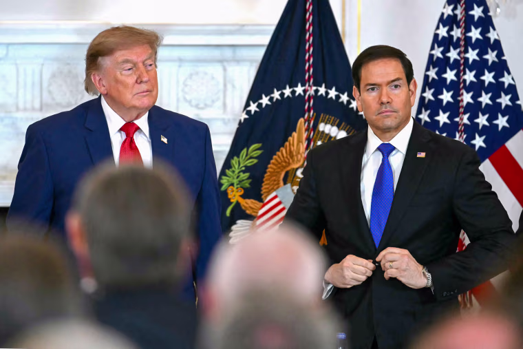 Donald Trump and Marco Rubio.