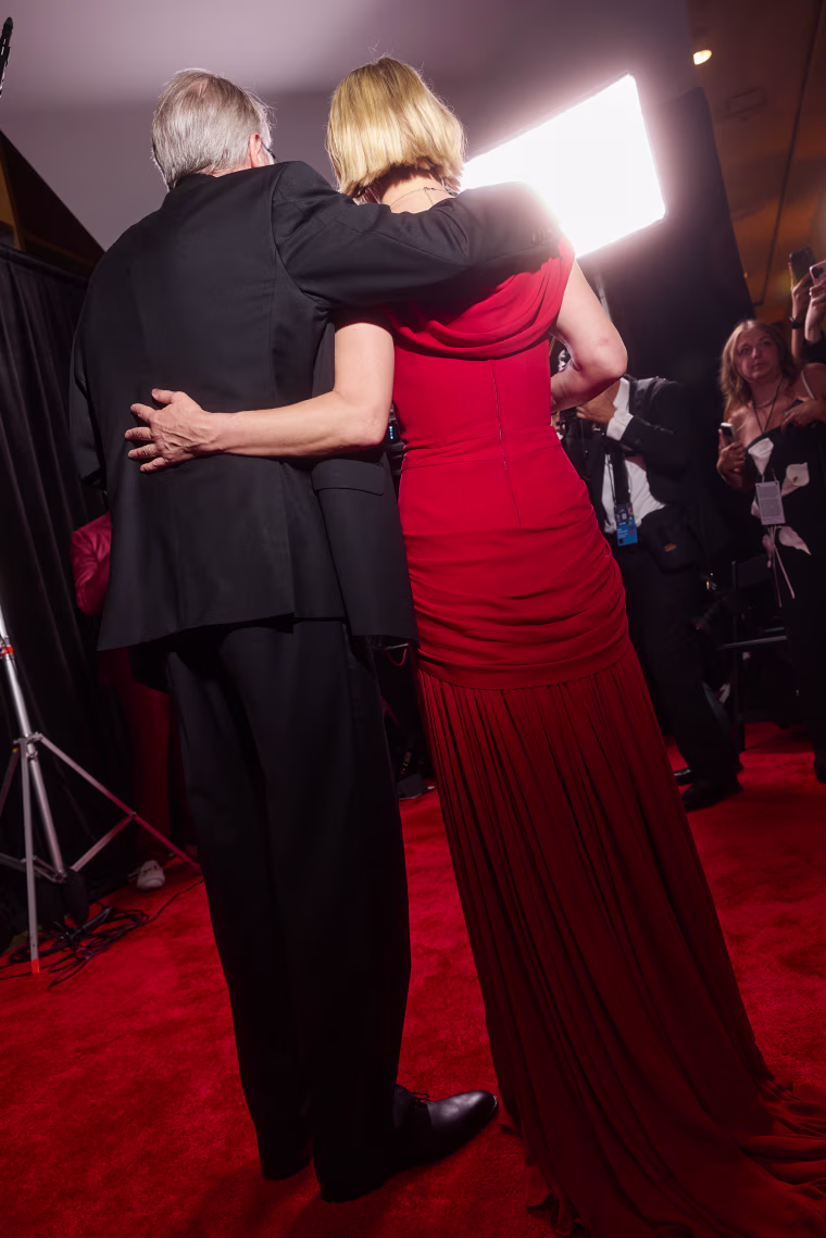 Vince Gilligan and Rhea Seehorn of "Pluribus."