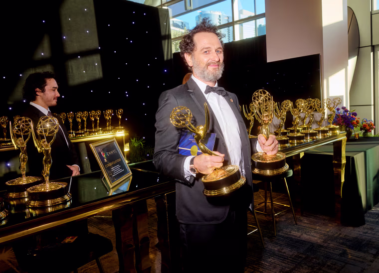 Matthew Rhys made Emmy history as the first performer to win two Lead Actor awards the same year.