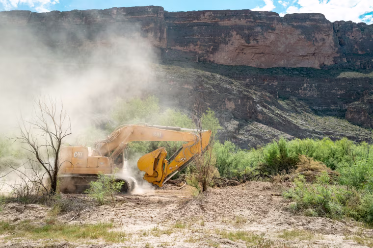 Controversial Construction Within Big Bend National Park Begins On Border Wall