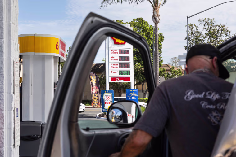 US Gas Stations As Fuel Prices Rise