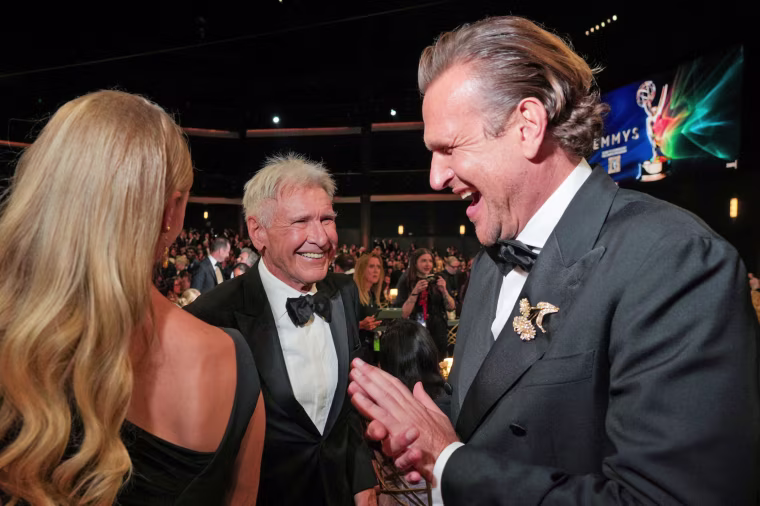 Harrison Ford and Jason Segel,