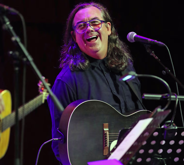 Duncan Sheik performs in 2023.